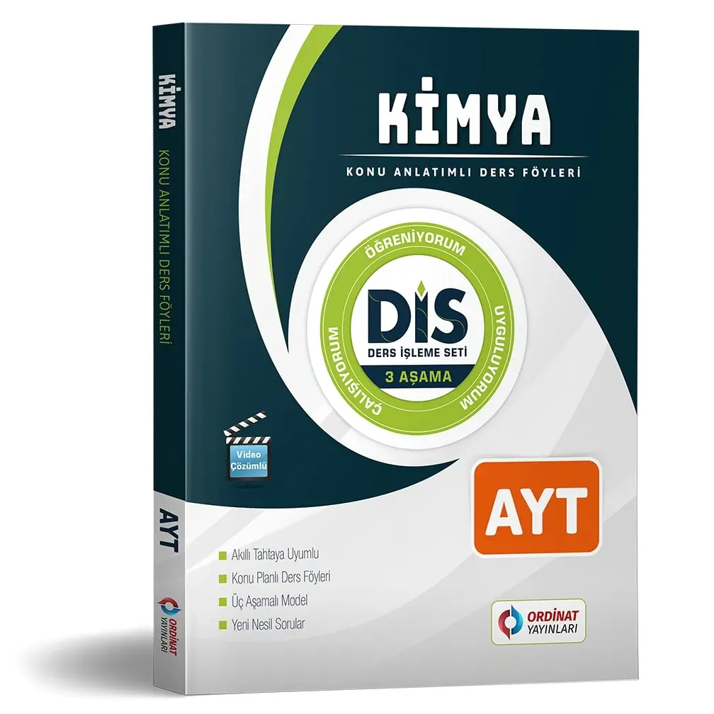 AYT Kimya Konu Anlatımlı Ders Föyleri ( DİS SERİSİ ) 2025 - 2026