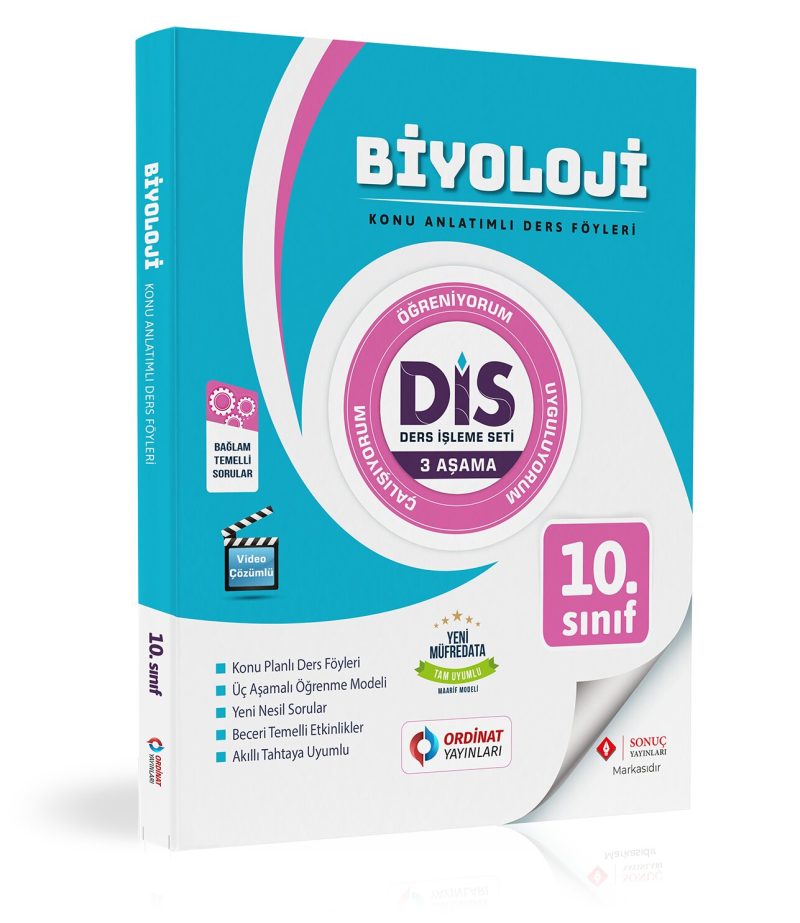 10. Sınıf Biyoloji Set ( Dis Serisi ) Konu Anlatımlı Ders Föyleri