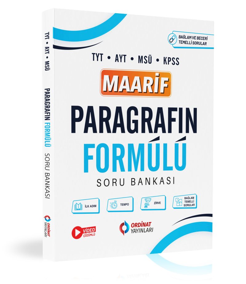 Maarif Paragrafın Formülü - Paragraf Soru Bankası