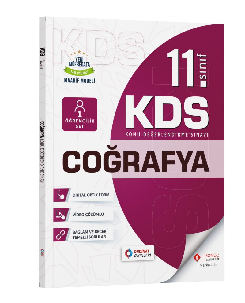 11. Sınıf Coğrafya Konu Değerlendirme Sınavı (KDS)