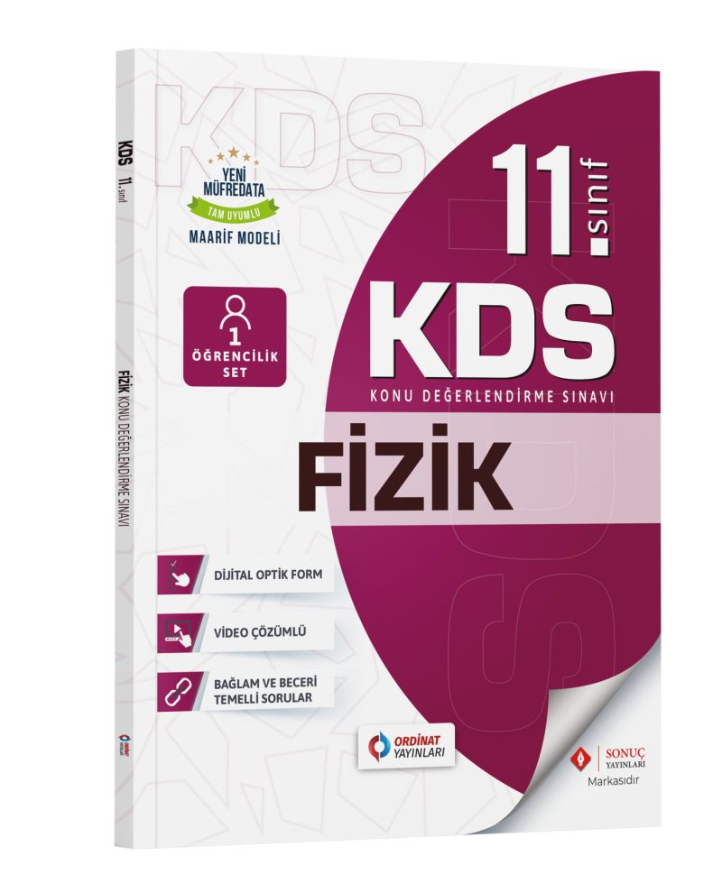 11. Sınıf Fizik Konu Değerlendirme Sınavı (KDS)