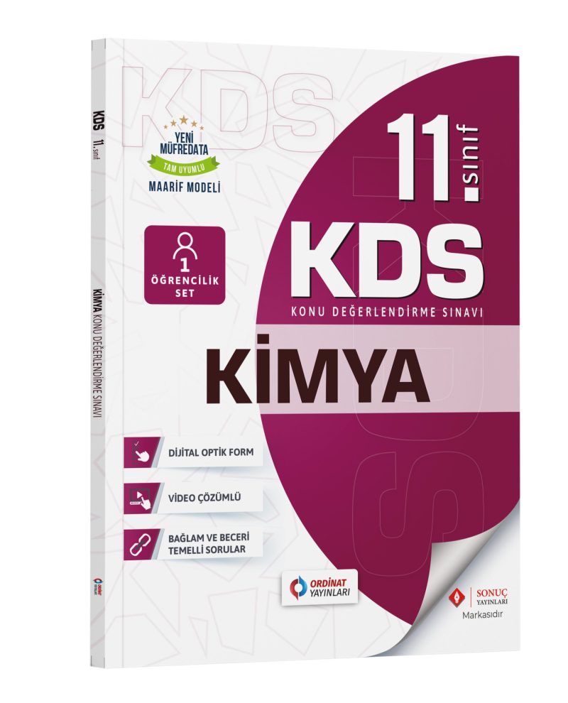 11. Sınıf Kimya Konu Değerlendirme Sınavı (KDS)