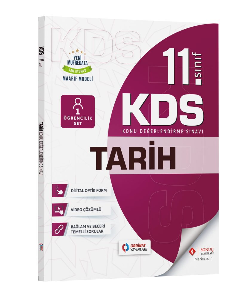 11. Sınıf Tarih Konu Değerlendirme Sınavı (KDS)