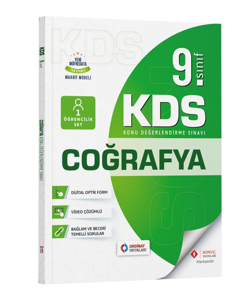 9. Sınıf Coğrafya Konu Değerlendirme Sınavı (KDS)