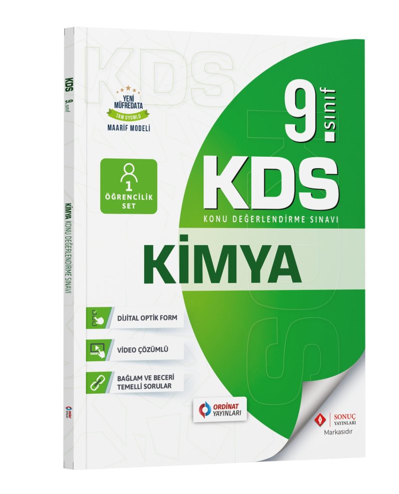 9. Sınıf Kimya Konu Değerlendirme Sınavı (KDS)