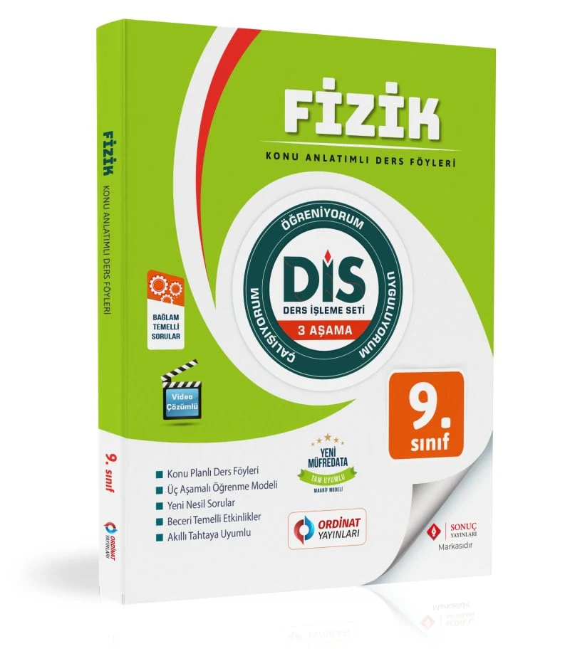 9. Sınıf Fizik Set ( Dis Serisi ) Konu Anlatımlı Ders Föyleri