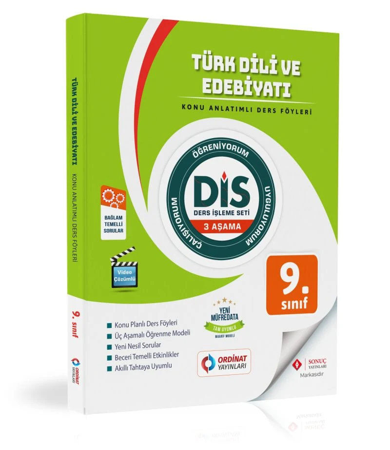 9. Sınıf Türk Dili Ve Edebiyatı ( Dis Serisi ) Konu Anlatımlı Ders Föyleri