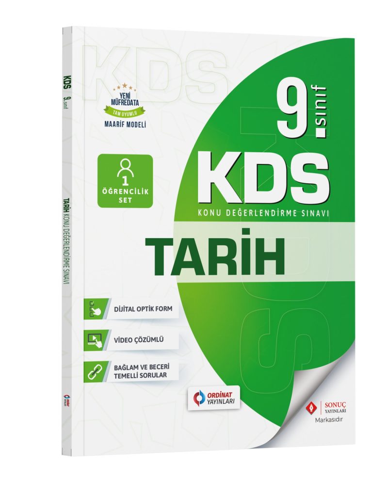 9. Sınıf Tarih Konu Değerlendirme Sınavı (KDS)